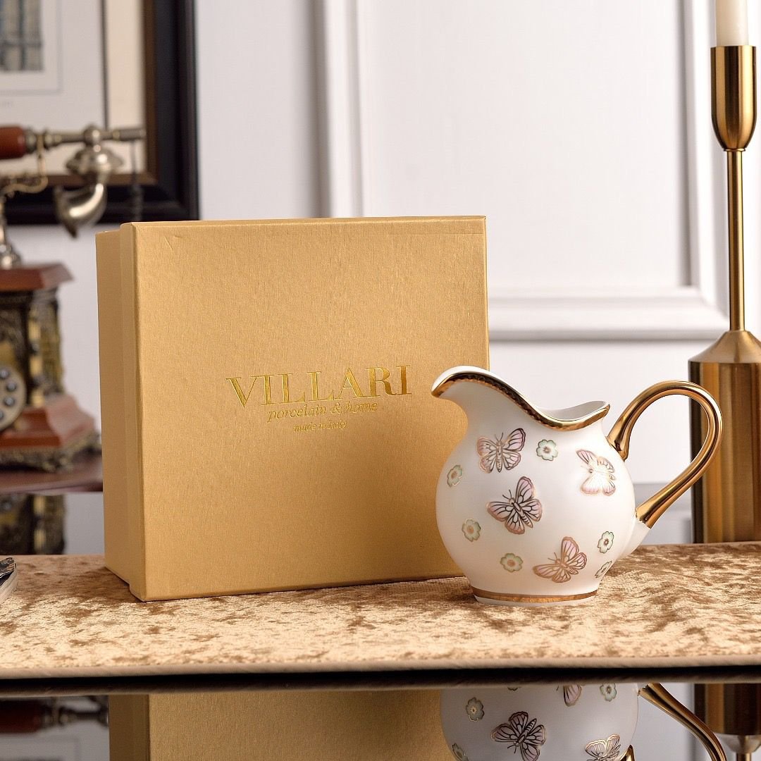 Villari porcelain creamer or milk jug - Villari Kitchen and Dining | Aleppo Gift UAE